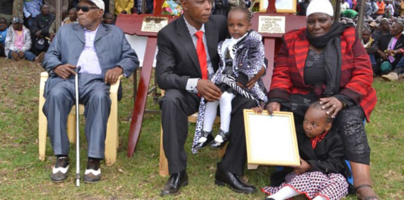 Maina Njenga and his family